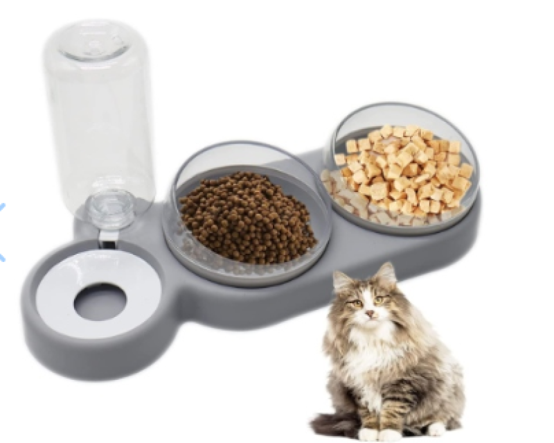 Comprar Comedero Para Gatos Automatico 2 En 1 en Electroshopy